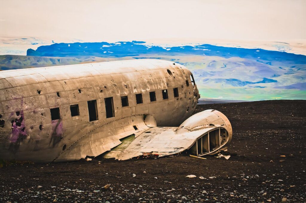 Avion à Solheimasandur